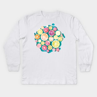 Citrus bath Kids Long Sleeve T-Shirt